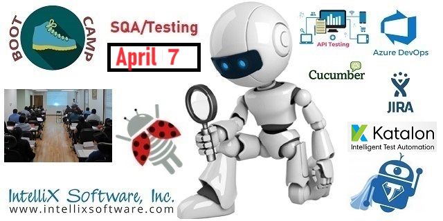 Software Quality Assurance / Software Testing Bootcamp (10 weeks – Sundays – 9 AM To 1 PM) (Starting April 7, 2024) (60+ Hours) (IN-PERSON/Classroom/ONLINE)
